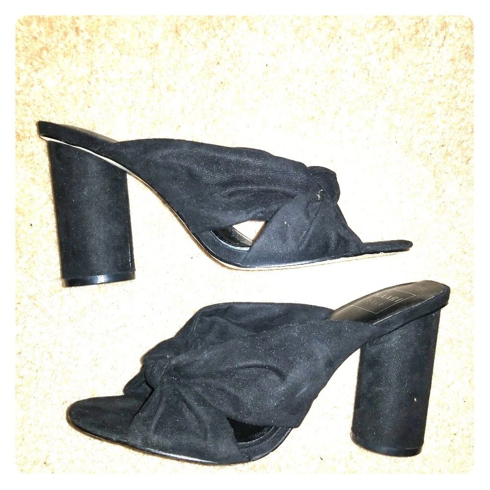 EUC Sueded Knot Heels